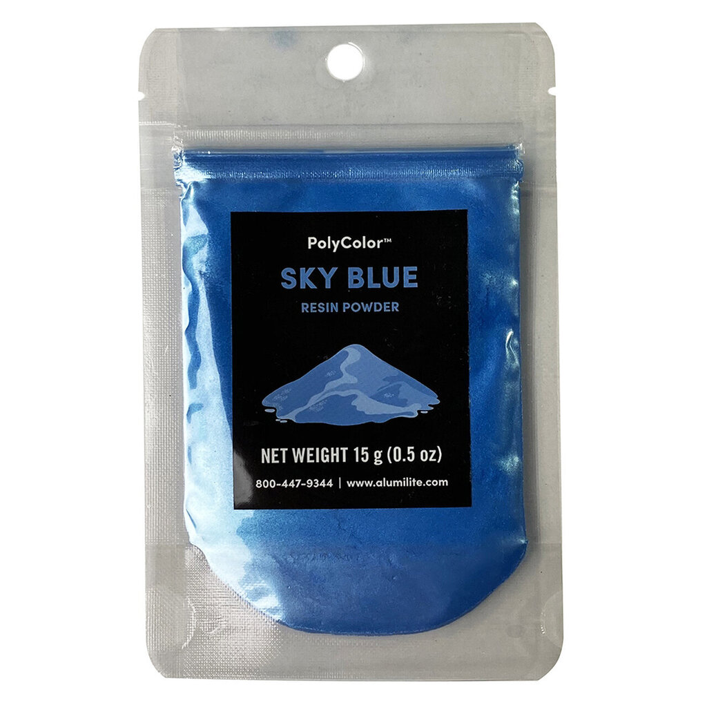 PolyColor perlamutra pigments Sky Blue 15g cena un informācija | Modelēšanas un zīmēšanas piederumi | 220.lv