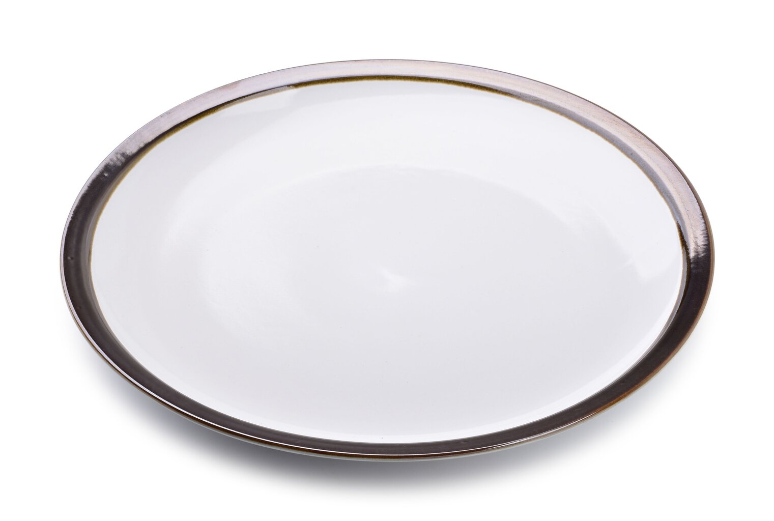 Šķīvis, 24 cm, 24 x 24 x 2 cm, balts цена и информация | Trauki, šķīvji, pusdienu servīzes | 220.lv