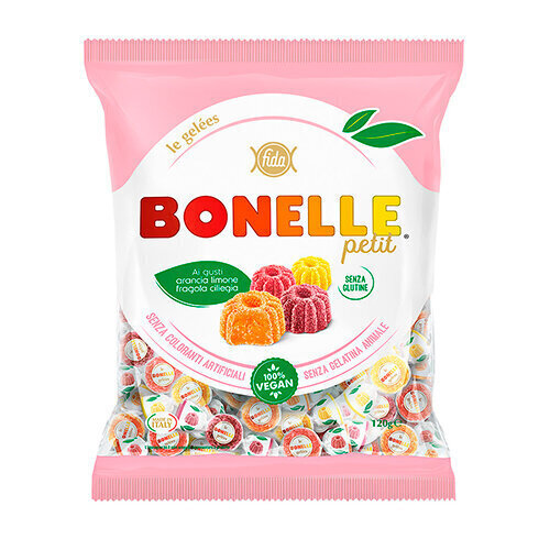 Mīksta želejkonfekte Bonelle, augļu garša, 150 g цена и информация | Saldumi | 220.lv