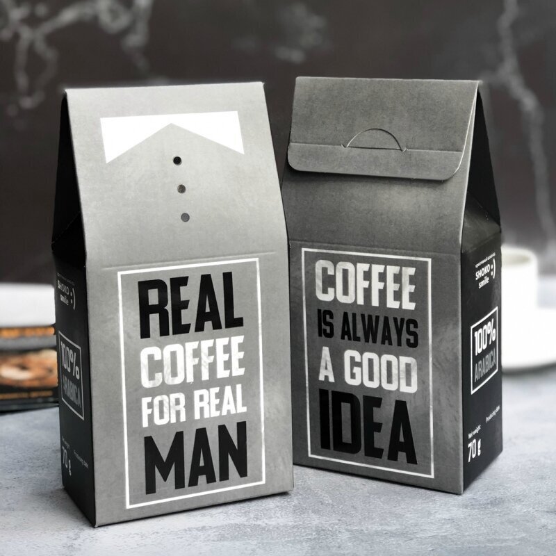 Kafija "Real Man", 70g цена и информация | Kafija, kakao | 220.lv