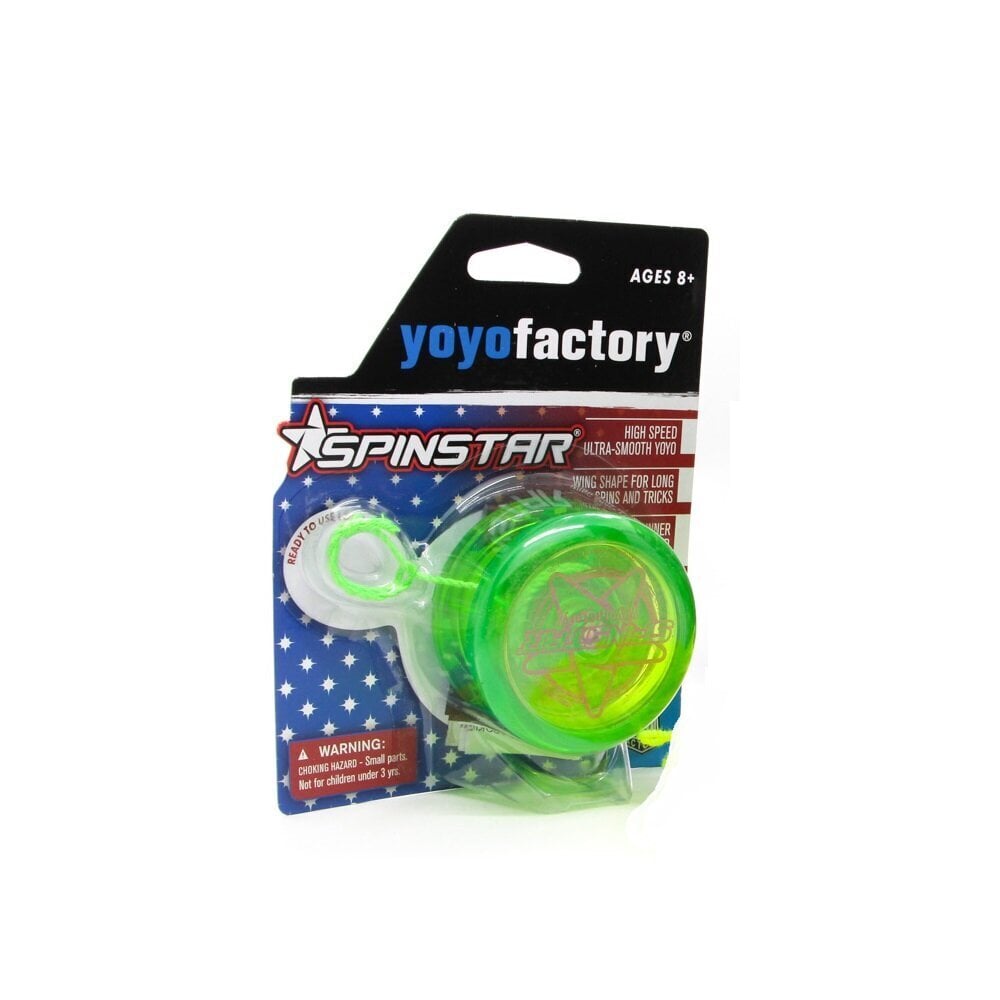 YOYO FACTORY Spinstar yo-yo zaļš cena un informācija | Galda spēles | 220.lv