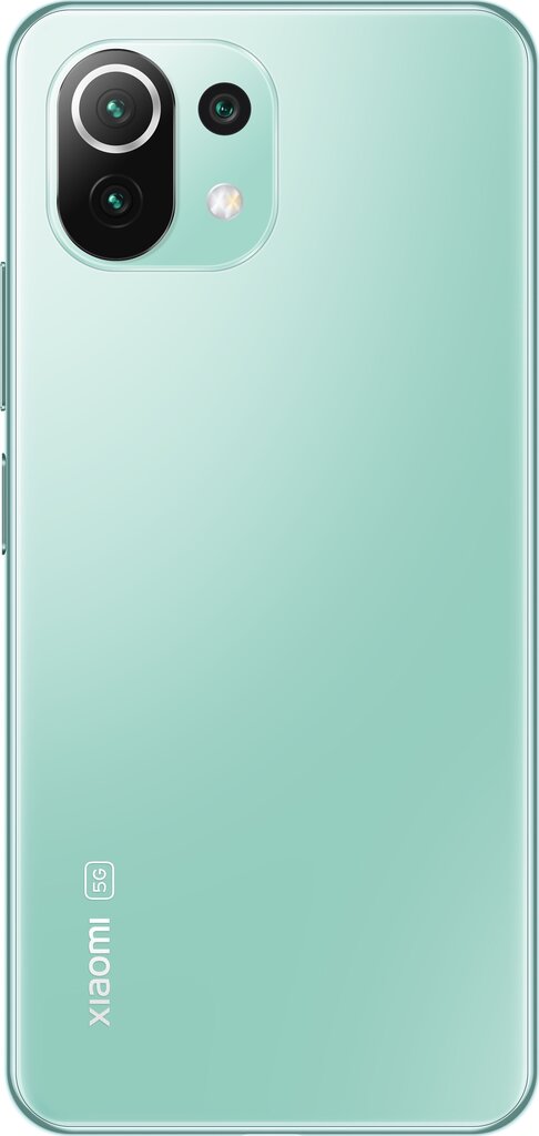 Xiaomi Mi 11 Lite NE 5G, 6/128 GB, Dual SIM, Mint Green цена и информация | Mobilie telefoni | 220.lv