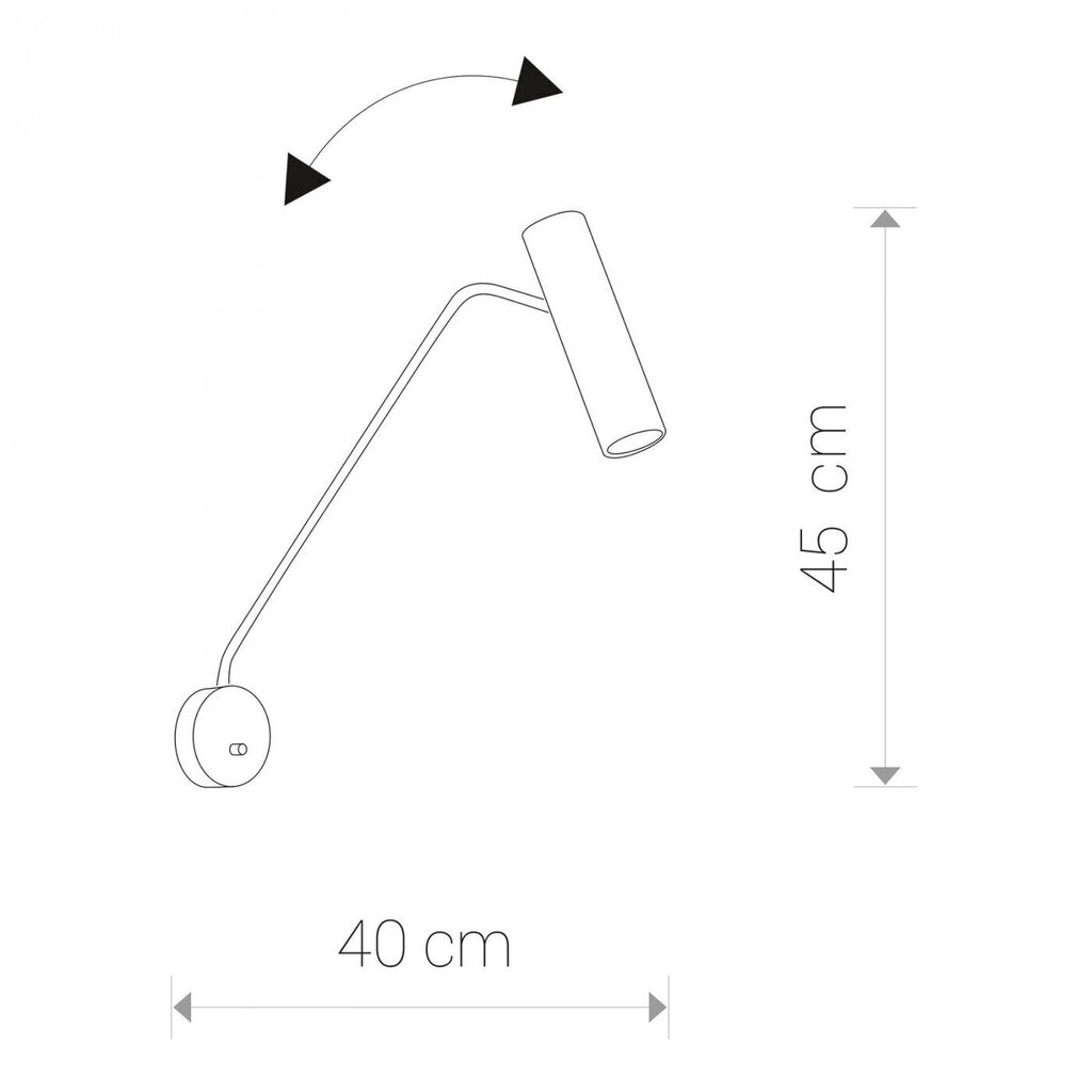 Nowodvorski Lighting sienas lampa Eye Super 6487 cena un informācija | Sienas lampas | 220.lv