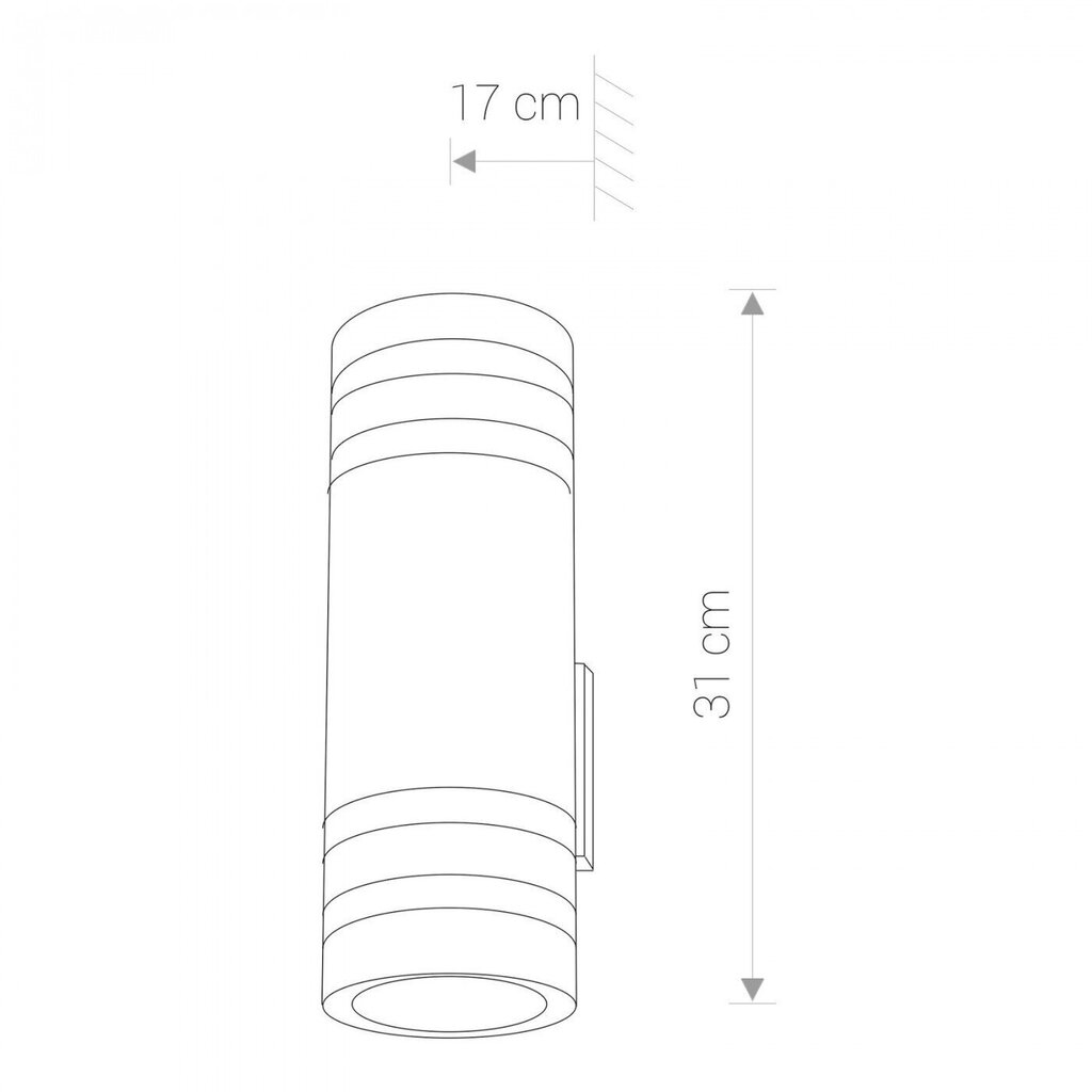 Nowodvorski Lighting sienas lampa 4422 цена и информация | Sienas lampas | 220.lv