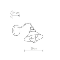 Nowodvorski Lighting sienas lampa Garret 6442 цена и информация | Настенные светильники | 220.lv