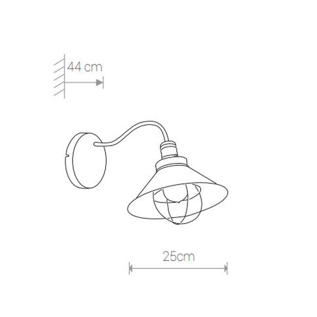 Nowodvorski Lighting sienas lampa Garret 6442 цена и информация | Sienas lampas | 220.lv