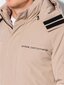 Vīriešu jaka ar kapuci Ombre C504 bēša цена и информация | Vīriešu virsjakas | 220.lv