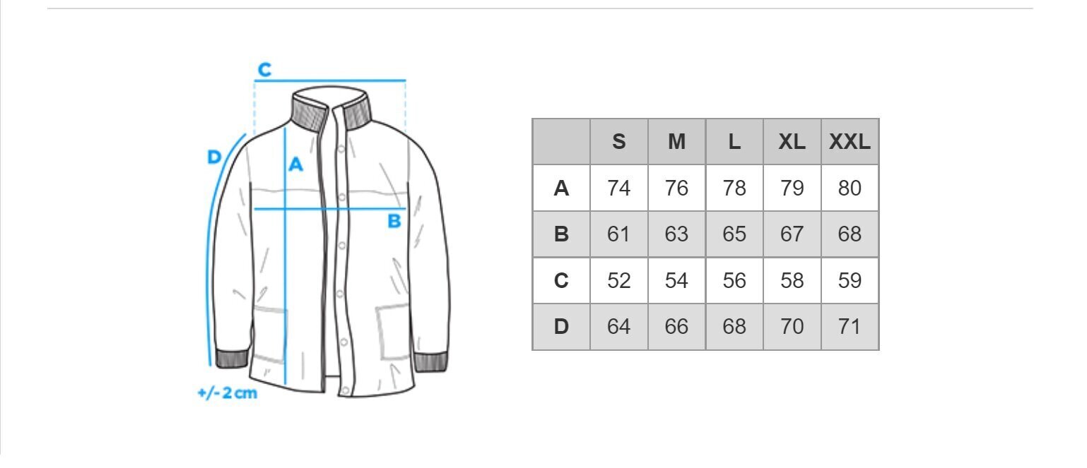 Vīriešu jaka ar kapuci Ombre C504 bēša cena un informācija | Vīriešu virsjakas | 220.lv