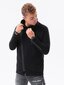 Vīriešu džemperis ar rāvējslēdzēju Ombre London B1362 melns cena un informācija | Vīriešu jakas | 220.lv