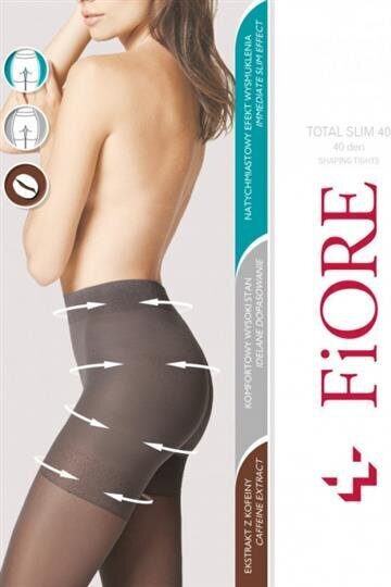 Zeķubikses Fiore Total Slim 40 Den sievietēm, gaiša ķermeņa krāsa cena un informācija | Zeķubikses | 220.lv