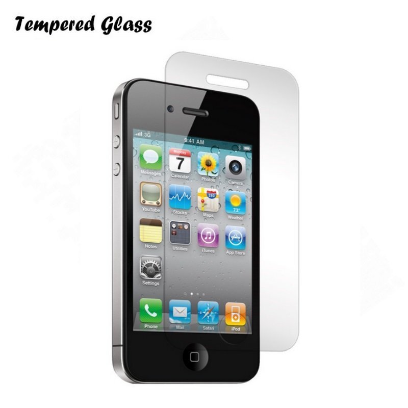 Tempered Glass bruņota stikla ekrāna aizsardzībai priekš Apple iPhone 4/4S cena un informācija | Ekrāna aizsargstikli | 220.lv