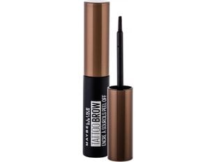 Daļēji pastāvīga uzacu krāsa Maybelline New York Tattoo, 4,8 ml, Ash Brown цена и информация | Карандаши, краска для бровей | 220.lv