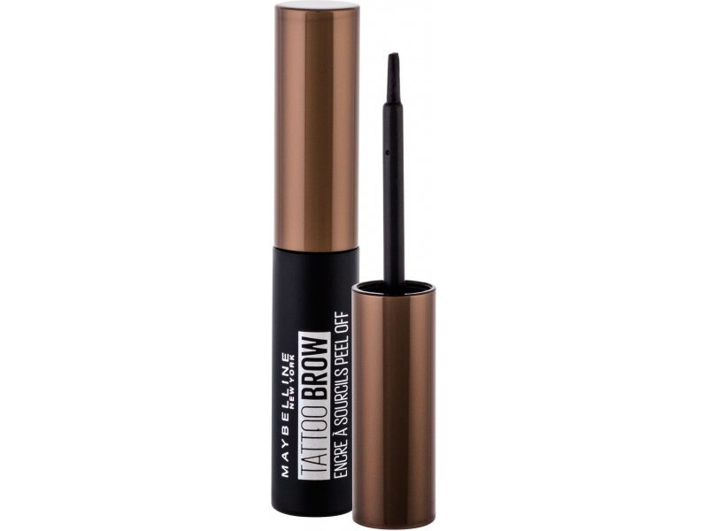 Daļēji pastāvīga uzacu krāsa Maybelline New York Tattoo, 4,8 ml, Ash Brown цена и информация | Uzacu krāsas, zīmuļi | 220.lv