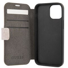 GUBKP13S4GDPI Guess PU 4G Printed Stripe Book Case for iPhone 13 Mini Pink цена и информация | Чехлы для телефонов | 220.lv