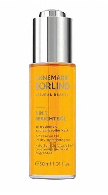 Sejas eļļa Annemarie Börlind 3 In 1 Facial Oil 30 ml cena un informācija | Serumi sejai, eļļas | 220.lv