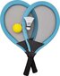 Badmintona rakete Woopie ar piederumiem cena un informācija | Badmintons | 220.lv