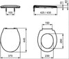Kompakta tualete ar bidē funkciju ar poda sēdekli, horizontāla noteka + dubults vārsts bidē pievienošanai cena un informācija | Tualetes podi | 220.lv