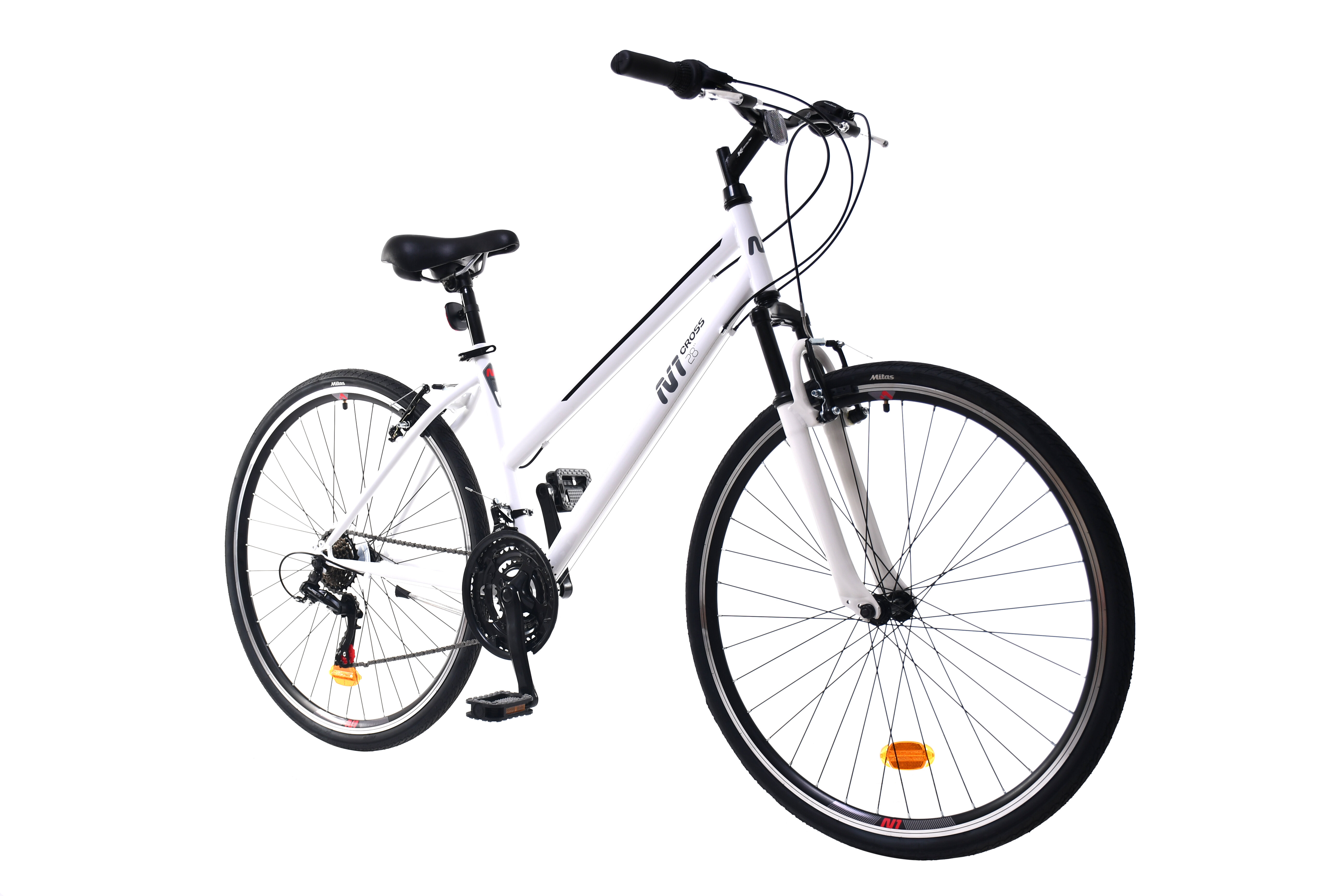 Гибридный велосипед N1 Cross Lady 1.0 28", белый цена | 220.lv