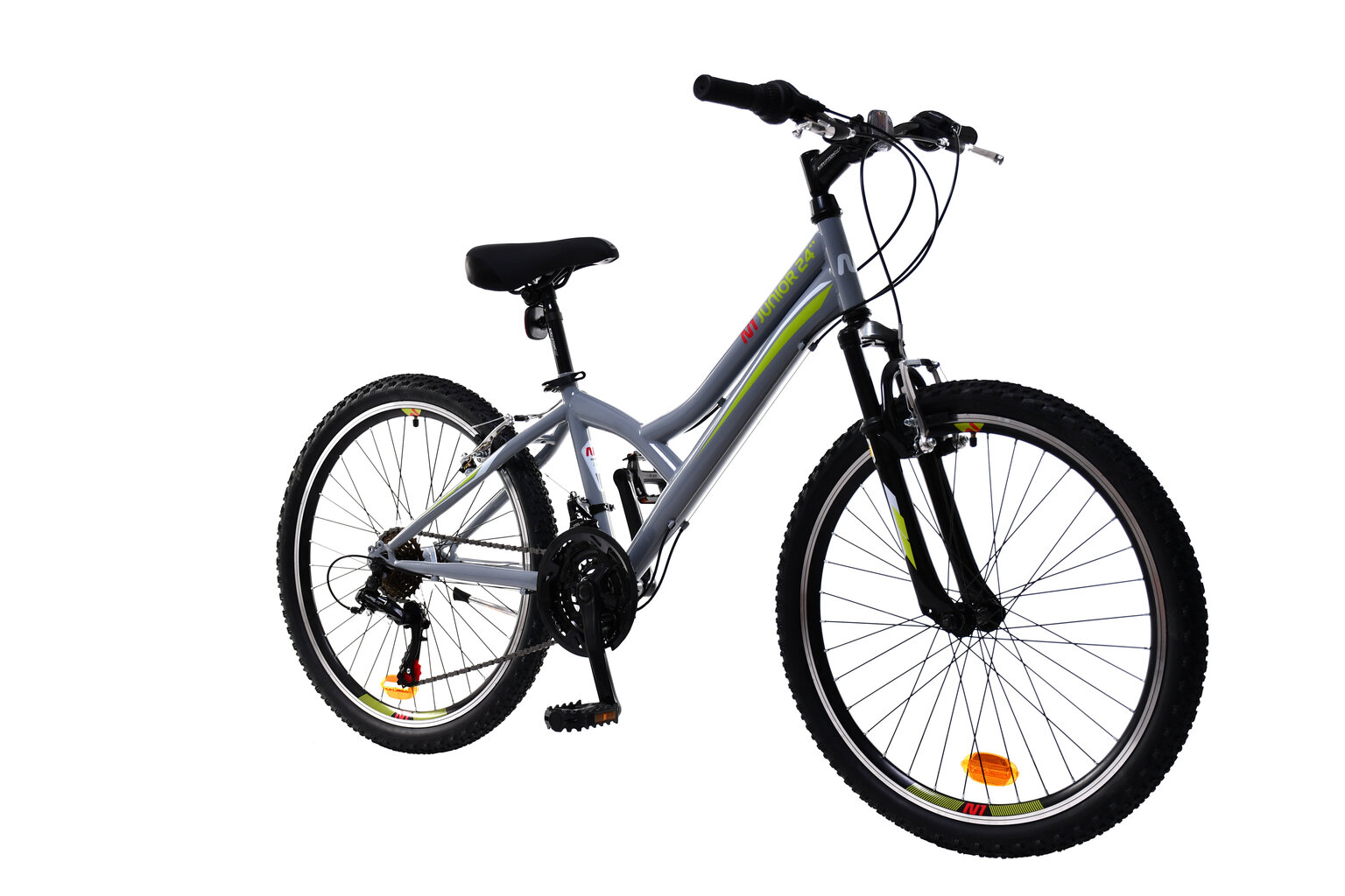 Bērnu velosipēds N1 MTB 1.0 24", pelēks цена и информация | Velosipēdi | 220.lv