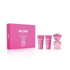Komplekts Moschino Toy 2 Bubble Gum sievietēm: EDT Tualetes ūdens, 50 ml + ķermeņa losjons, 50 ml + dušas želeja, 50 ml cena un informācija | Sieviešu smaržas | 220.lv