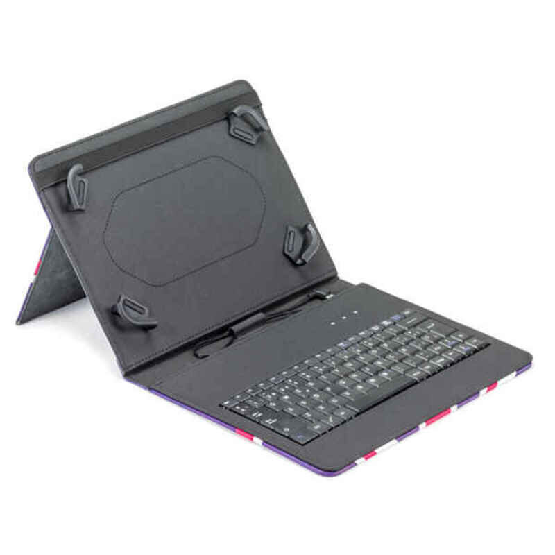 Bluetooth Tastatūra ar Planšetes Balstu Maillon Technologique URBAN ENGLAND 9.7"-10.2" Melns cena un informācija | Somas, maciņi | 220.lv