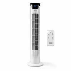 Башенный вентилятор Black & Decker BXEFT48E, белый 82,5 cм, 45 Вт цена и информация | Вентиляторы | 220.lv