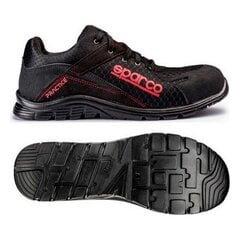 Обувь для безопасности Sparco Practice 07517, черная, размер: 44 цена и информация | Рабочая обувь 38 | 220.lv