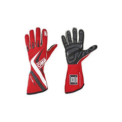 Men's Driving Gloves OMP One-S MY2016 Sarkans cena un informācija | Moto aizsargi | 220.lv