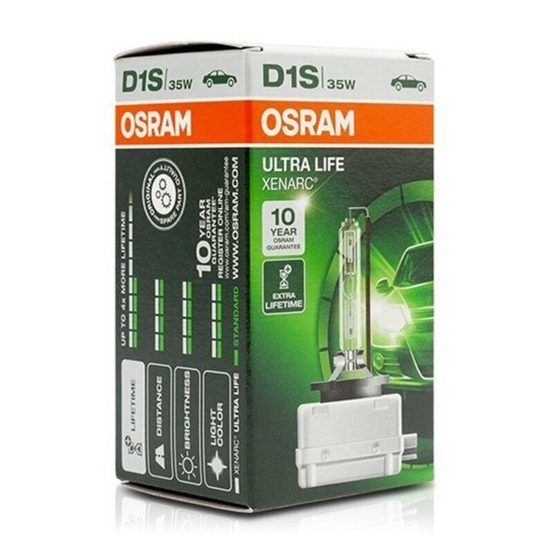 Automašīnas spuldze OS66140ULT Osram OS66140ULT D1S 35W 85V cena un informācija | Auto spuldzes | 220.lv