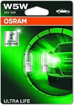 Automašīnas spuldze OS2825ULT-02B Osram OS2825ULT-02B W5W 5W 12V (2 Daudzums) cena un informācija | Auto spuldzes | 220.lv