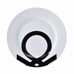 Посуда Benetton Balts Melns Porcelāns (18 pcs) цена и информация | Посуда, тарелки, обеденные сервизы | 220.lv