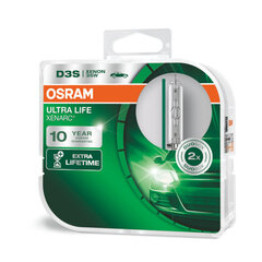 Автомобильная лампа OS66340ULT-HCB Osram OS66340ULT-HCB D3S 35W 42V (2 Предмета) цена и информация | Автомобильные лампочки | 220.lv