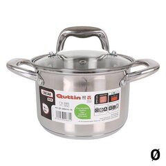 Panna Quttin Tērauds: Parametri - Ø 30 cm - 12 L цена и информация | Кастрюли, скороварки | 220.lv