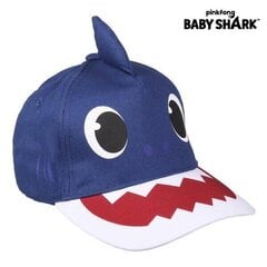 Детская кепка Baby Shark, синий (51 cм) цена и информация | Шапки, перчатки, шарфы для мальчиков | 220.lv