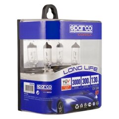 Автомобильная лампа Sparco Long Life E-Mark H7 12V 55W 3000K цена и информация | Автомобильные лампочки | 220.lv