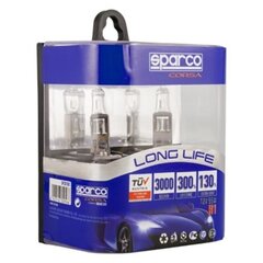 Автомобильная лампа Sparco Long Life E-Mark H1 12V 55W 3000K цена и информация | Автомобильные лампочки | 220.lv