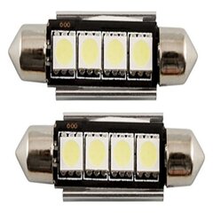 Automašīnas spuldze Superlite LED (42 mm) cena un informācija | Auto spuldzes | 220.lv