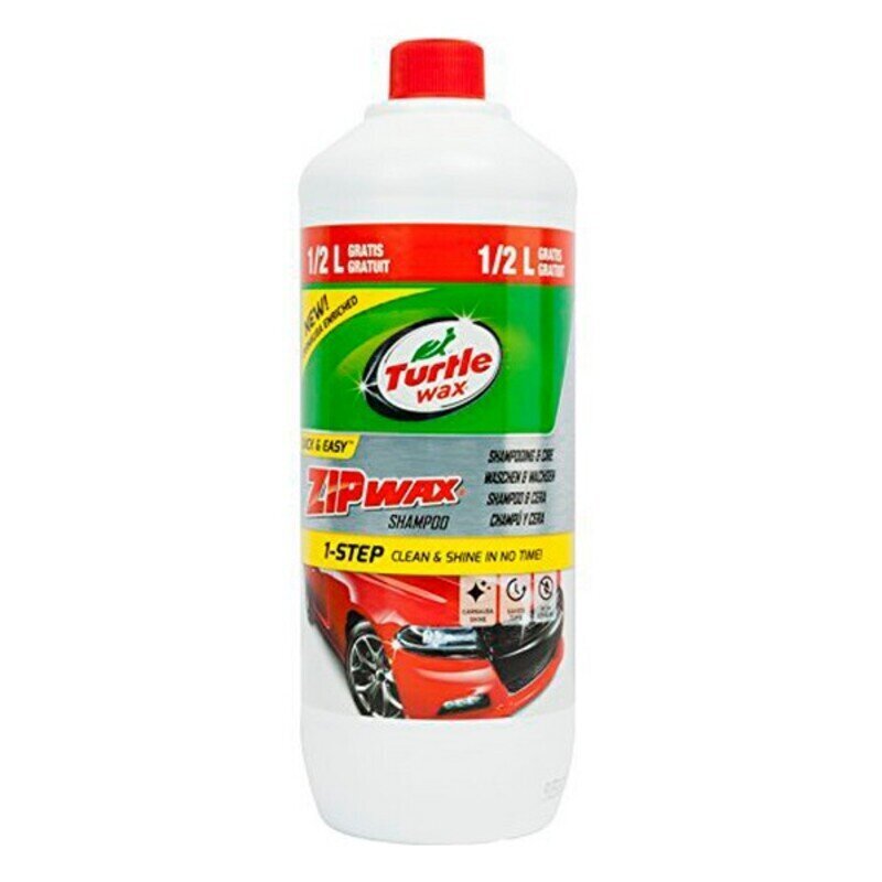 Automašīnas šampūns Turtle Wax Zip Wax Vasks (1,5 l) cena un informācija | Auto ķīmija | 220.lv