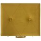 Uzglabāšanas kaste-ķeblītis, 40 cm, dzeltens cena un informācija | Veļas grozi un mantu uzglabāšanas kastes | 220.lv