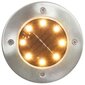 Saules enerģijas uzlādējamie LED gaismekļi, 8 gab., dažādās krāsās cena un informācija | Āra apgaismojums | 220.lv