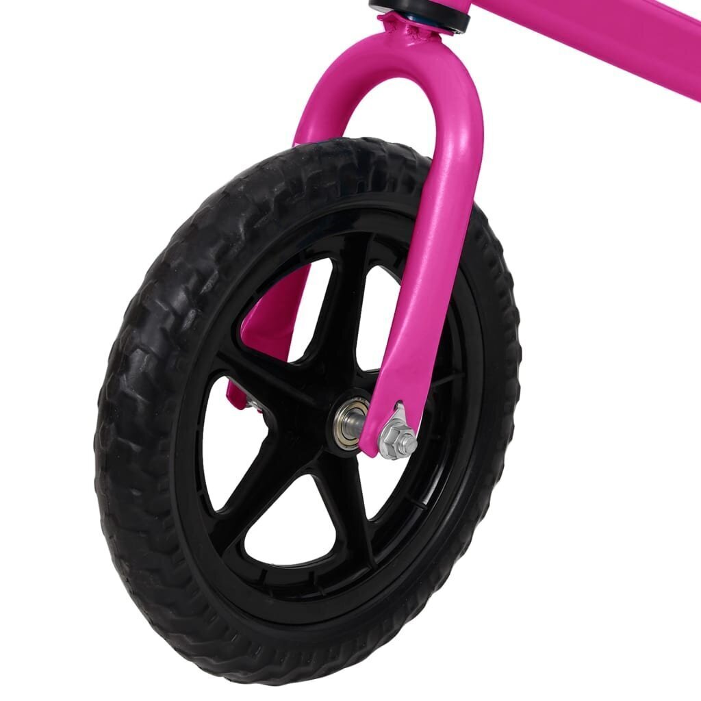 Līdzsvara velosipēds, rozā krāsā, 12 collu riteņi cena un informācija | Balansa velosipēdi | 220.lv
