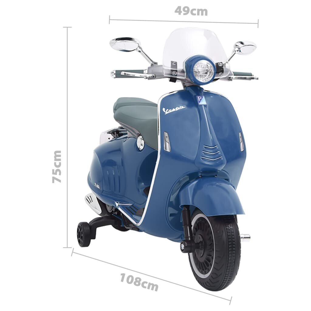 Elektriskais skūteris Vespa GTS300, zils cena