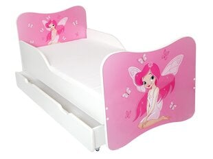 Детская кровать с матрасом и ящиком для постельного белья Ami 13, 160x80 см цена и информация | Детские кровати | 220.lv