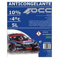 Antifrīzs OCC Motorsport 10% Zaļš (5 L) cena un informācija | Vējstiklu un dzesēšanas šķidrumi | 220.lv