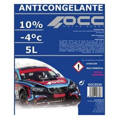 Антифриз OCC Motorsport 10% (5 л) цена и информация | Очищающие и охлаждающие жидкости | 220.lv