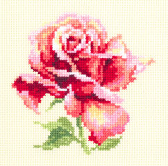 Izšūšanas komplekts Magic Needle "Beautiful Rose" 150-001 cena un informācija | Izšūšanas piederumi | 220.lv