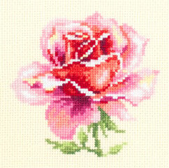 Izšūšanas komplekts Magic Needle "Pink Rose" 150-002 cena un informācija | Izšūšanas piederumi | 220.lv