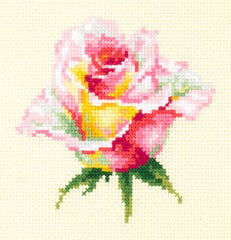 Izšūšanas komplekts Magic Needle "Blooming Rose" 150-004 cena un informācija | Izšūšanas piederumi | 220.lv
