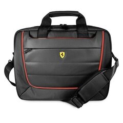 Ferrari Bag FECB15BK laptop 15 &quot;black / black Scuderia cena un informācija | Somas portatīvajiem datoriem | 220.lv