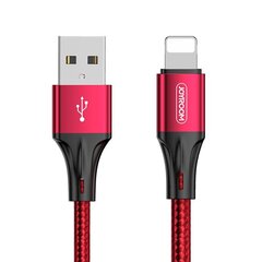 Кабель Joyroom USB - Lightning 3А, 0.2 м, красный (S-0230N1) цена и информация | Кабели для телефонов | 220.lv